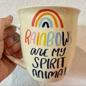 Pfaltzgraff Rainbows Are My Spirit Animal Mug